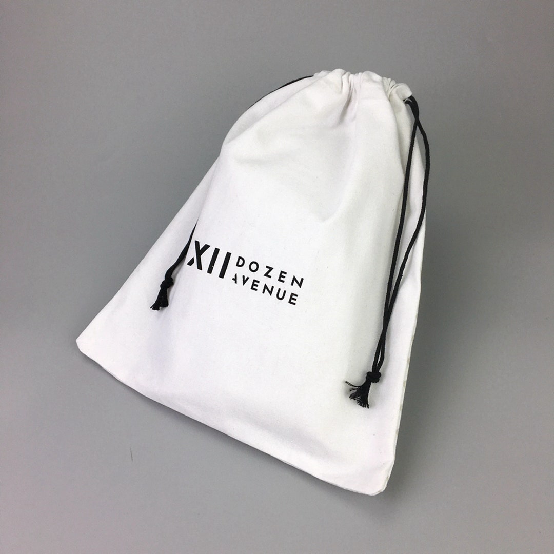 Limited Edition Black Dust Bag Small 16” X 13” Logo Drawstring.