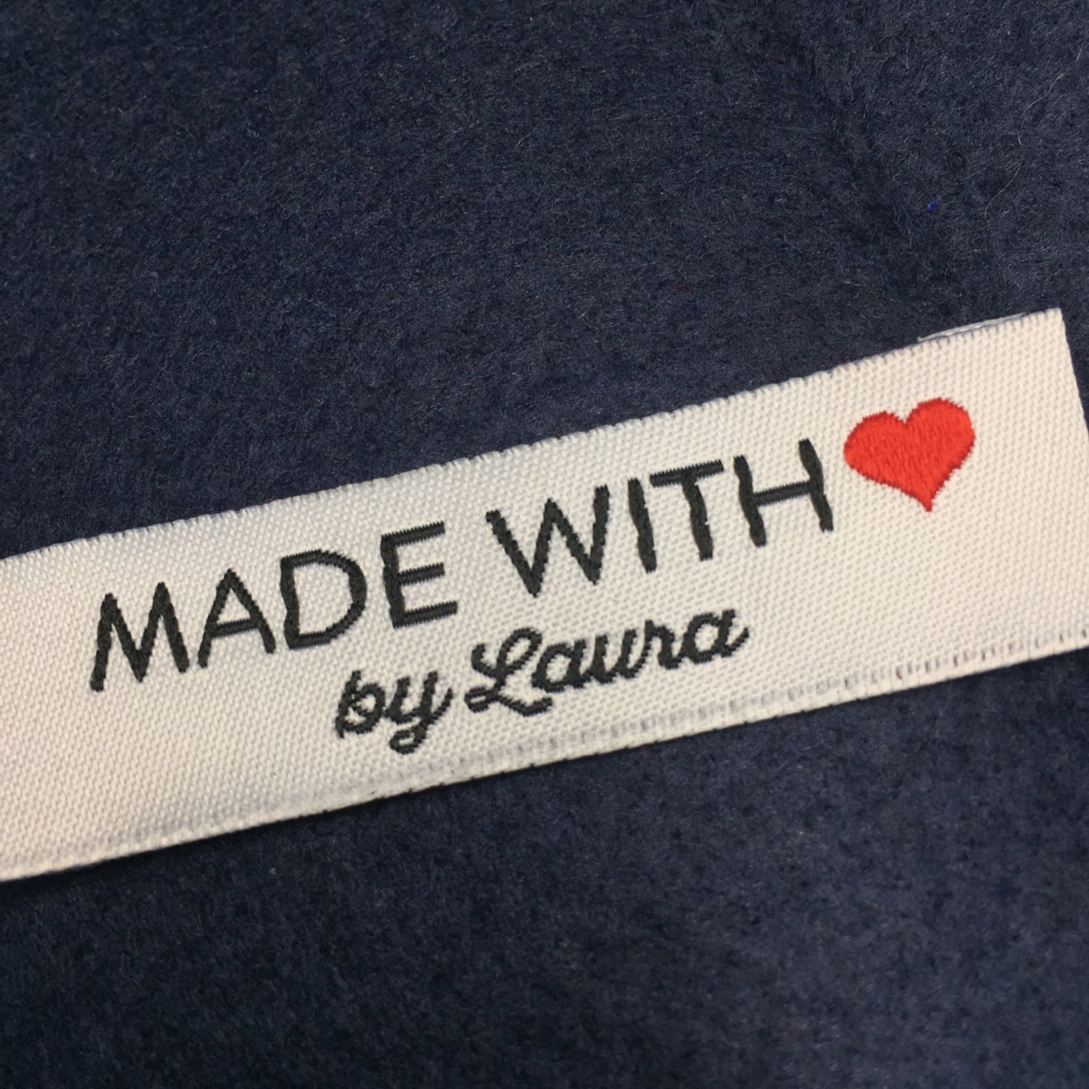 100 Pcs Custom Woven Label Fabric Cloth Labels Customized - Etsy