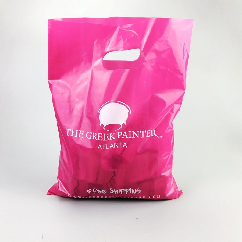 Custom Merchandise Bags Custom Plastic Shopping Bags Etsy