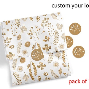 1000 CUSTOM Tissue Paper, Custom Printed Tissue Paper, Custom Logo Tissue Paper, Personalized Tissue Paper for Gifts