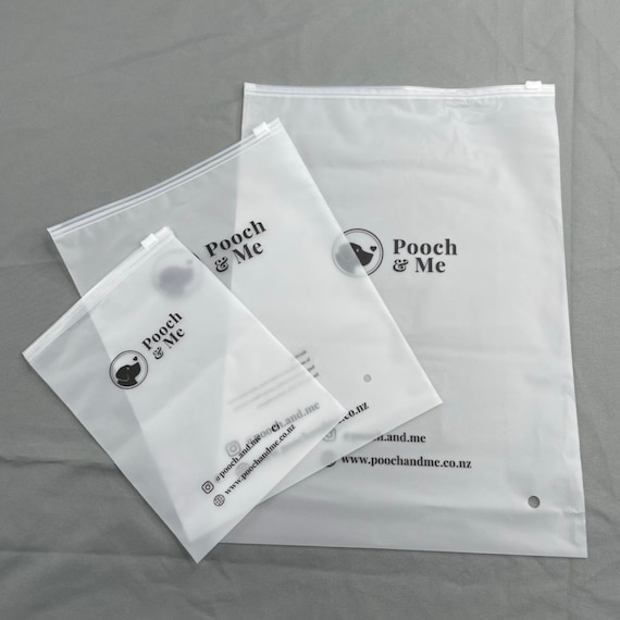 Custom Own Logo Small Earring Pvc Zipper Packaging Bags Recycled