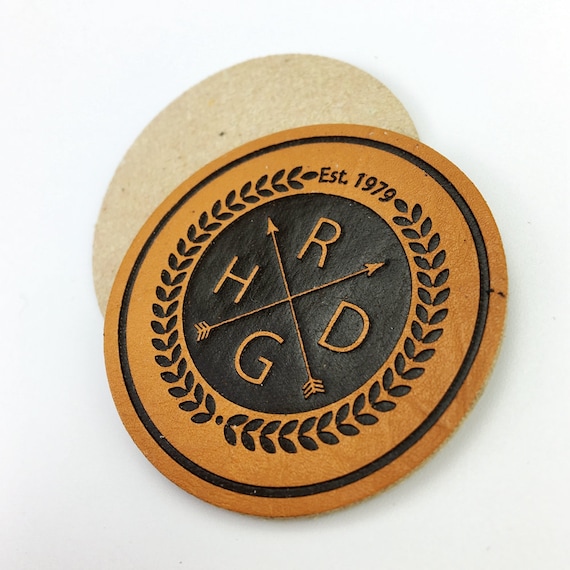 Custom Leather Patches - Personalized with Logo, Text, or Initials - Blank  Leather Patches