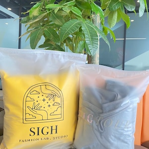 100 10x14''/25 x 35 cm カスタムフロストジッパーバッグ、カスタマイズされたカラープリント、PEプラスチックバッグ、衣類包装バッグ、ジッパーバッグ