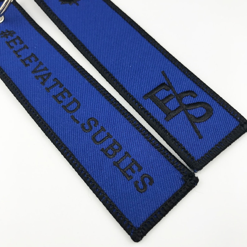 100 Custom Embroidered Keychain Custom Keychains Etsy