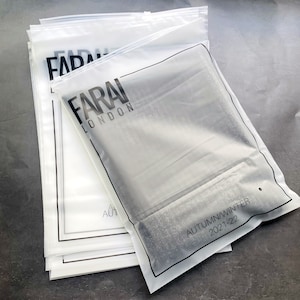 Mais vendidos Ecológico Zipper Resealable Roupas Embalagem Saco de Plástico Fosco com Zíper