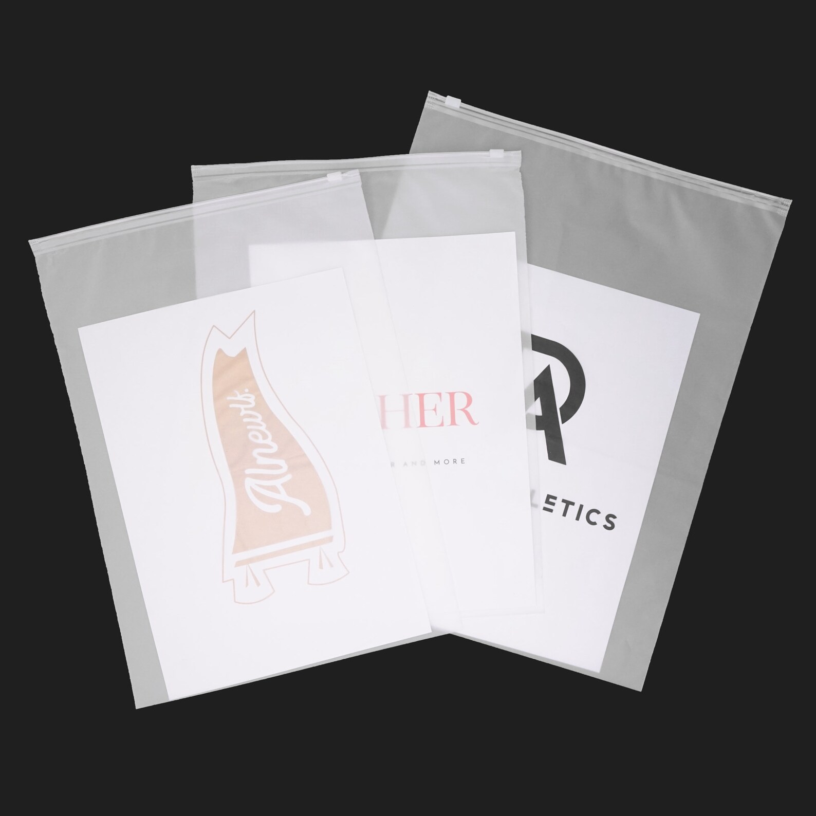 25pcs 10x14''/25x35cm Custom Frosted Zipper Bags Etsy Australia