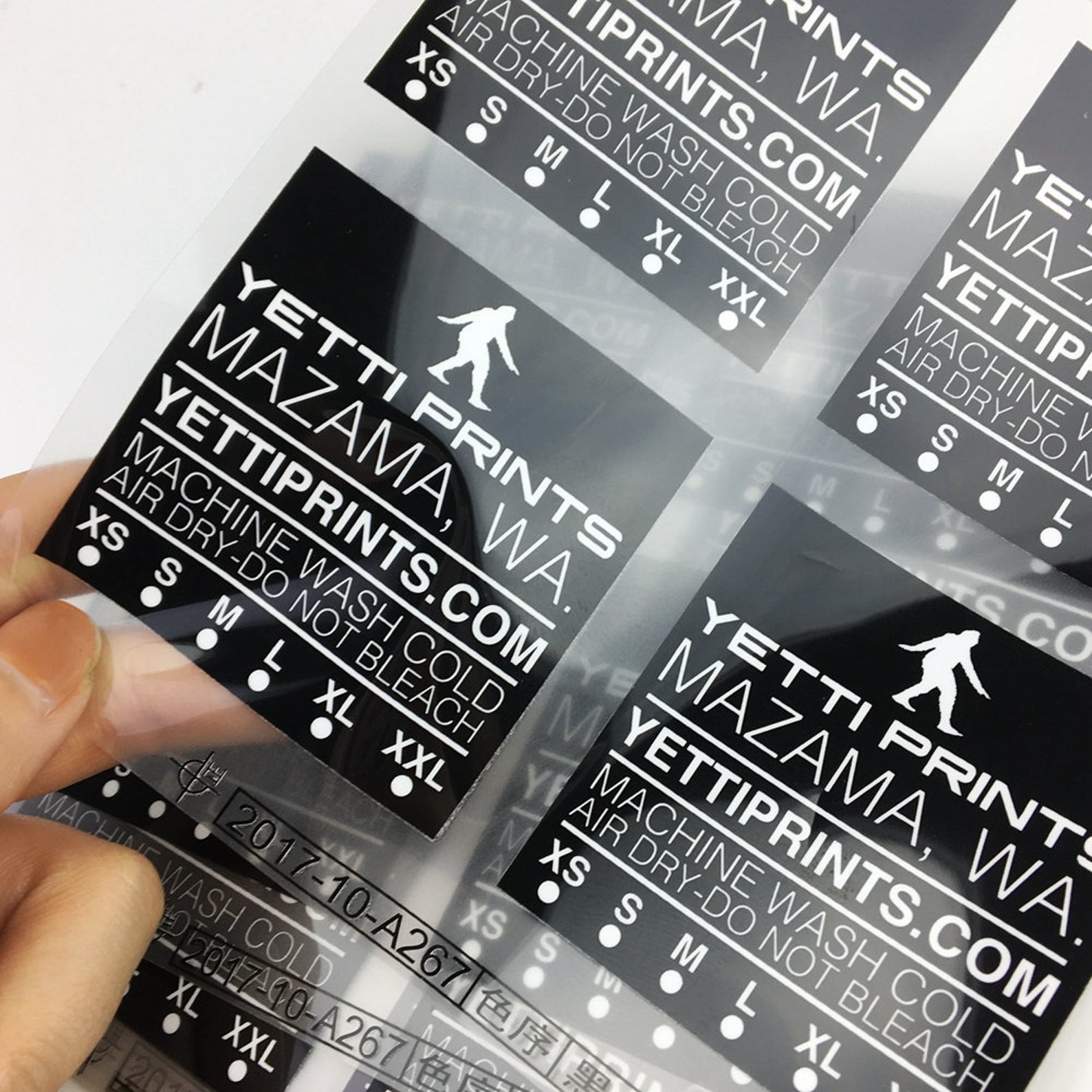 Custom Heat Seal Labels for Clothing Custom Heat Transfer Etsy