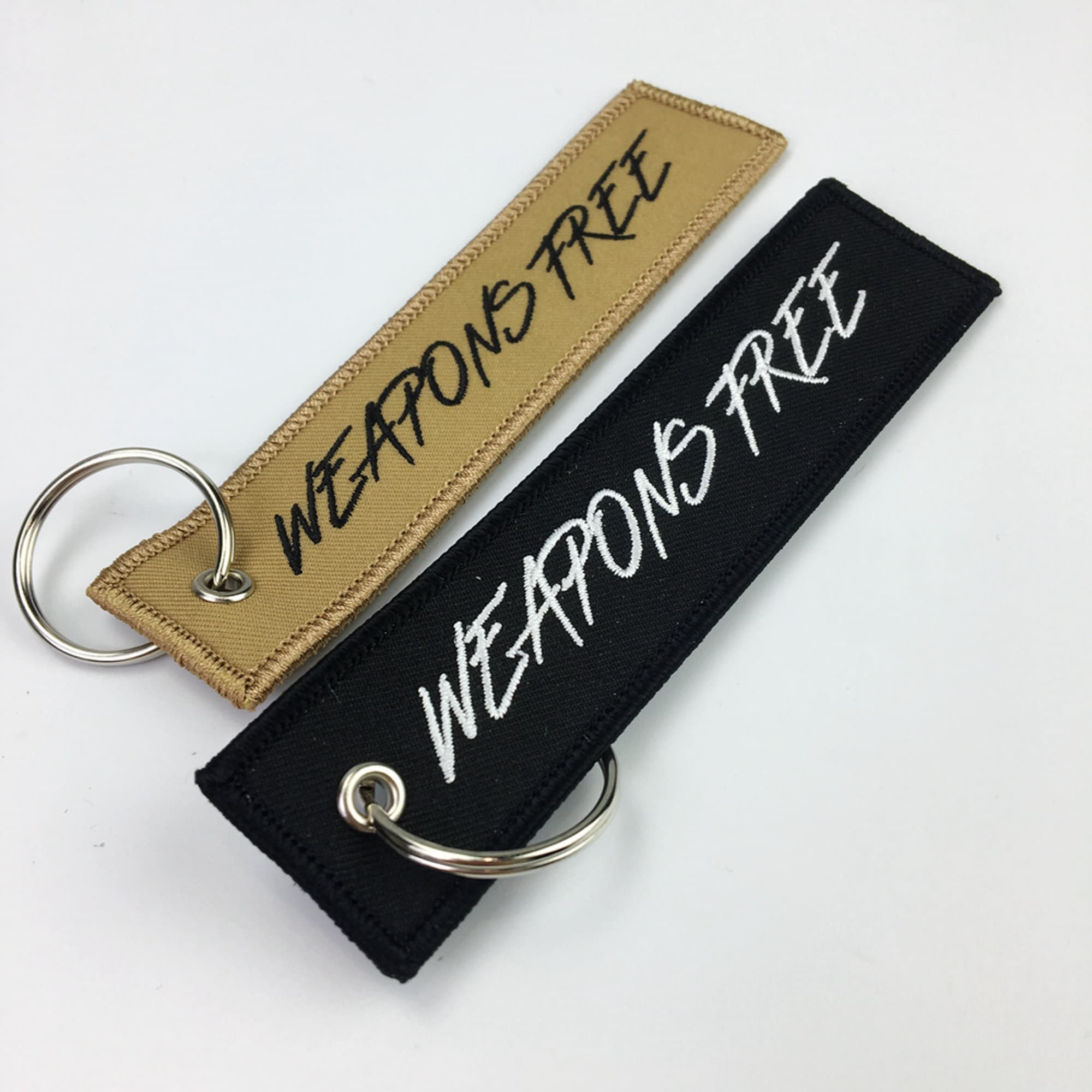 Custom Embroidered Keychain: Personalized Key Tag, Remove Before Flight ...