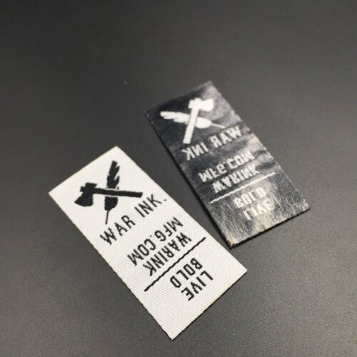 Iron on Clothing Labels Custom Clothing Labels Custom Woven Etsy