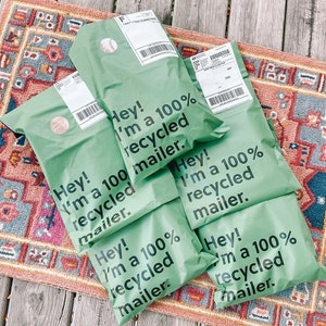 1000 Stück schwarze Polyversandtaschen, individuell bedruckte Versandtaschen, schwarze Versandtaschen, Kunststoff-Versandtaschen