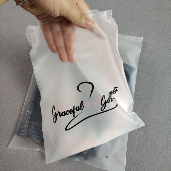 Reusable Clothes Zip Lock Self Sealing Bag Clothing Packaging Packing Bags  Printed Logo with Slider - China PE Bag, Environment-Friendly Bag