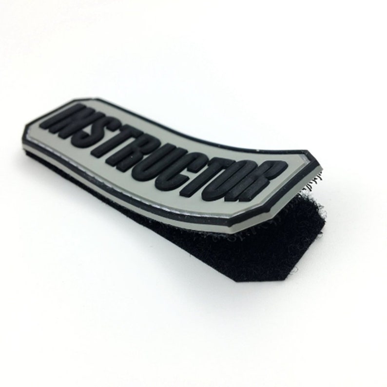 Custom PVC Rubber Patch: Iron On Logo Design for Clothing bild 1