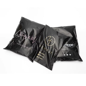 Custom shipping bags with logo,Glossy Black Mailers,custom packing bags,custom mailing bags,eco-friendly poly bags,custom shipping envelopes