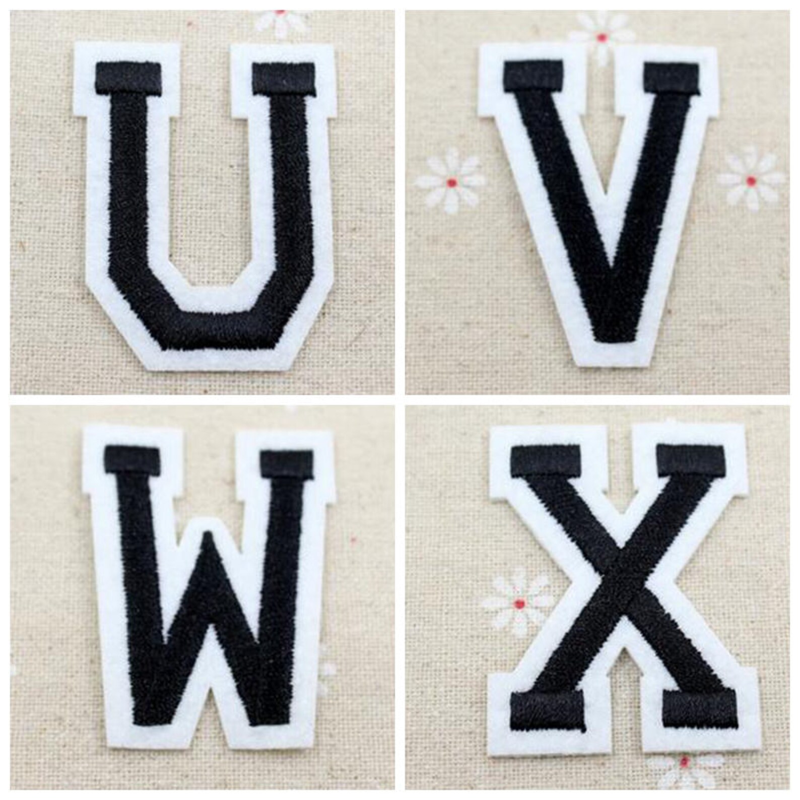 Wholesale Letter Patches Embroidered Letter Patches Iron on Etsy