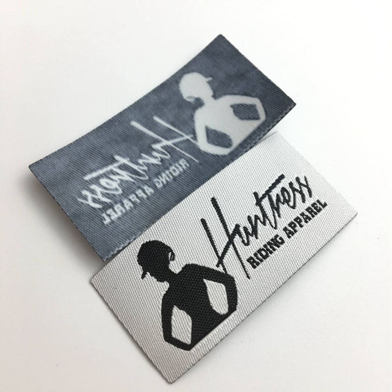 Custom Iron-on Woven Labels Name Labels Iron-on Clothing - Etsy