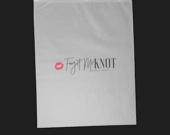 Custom Frosted Zipper Bags, Clothing Packaging, Jewelry Gift Bags (100-1000 pcs)