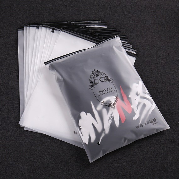 1000pcs on Sale Custom Frosted Zipper Bags, Custom Zipper Bag, Clothes Plastic  Bag, Jewelry,custom Zip Lock Bag for Poly Mailerer Loop 