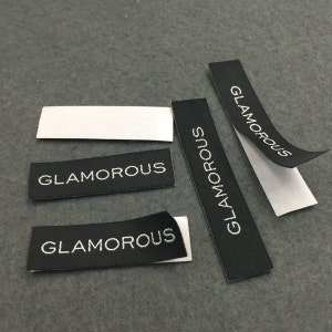 Custom Adhesive Clothing Labels Adhesive Clothing Label - Etsy