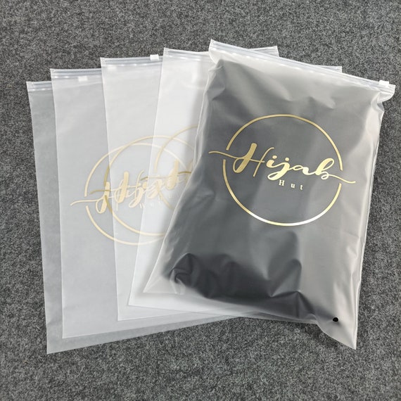 100-500pcs Custom Frosted Transparent Zip Lock Bags High -  Norway