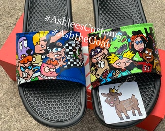 nike shorts with cartoon characters on them