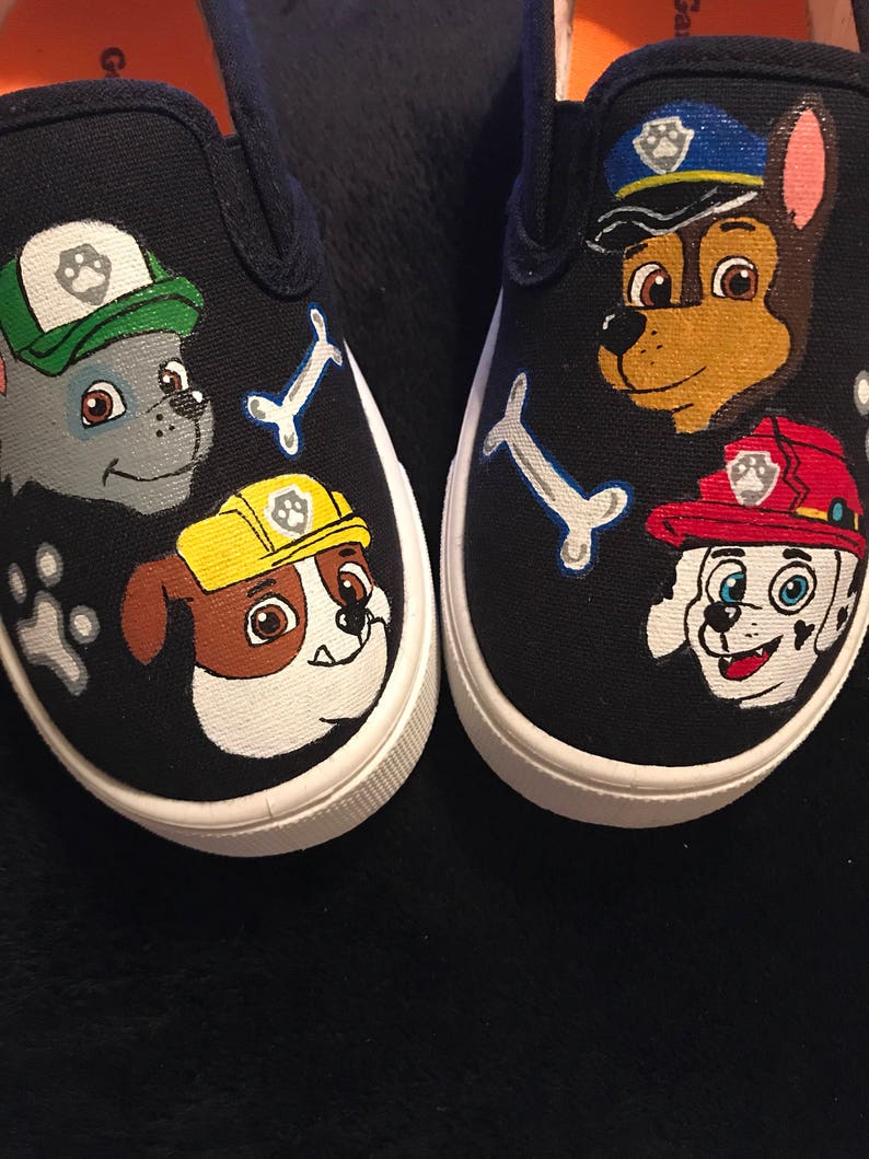 Paw Patrol canvas shoes Garanimals/Faded Glory Vans or Etsy