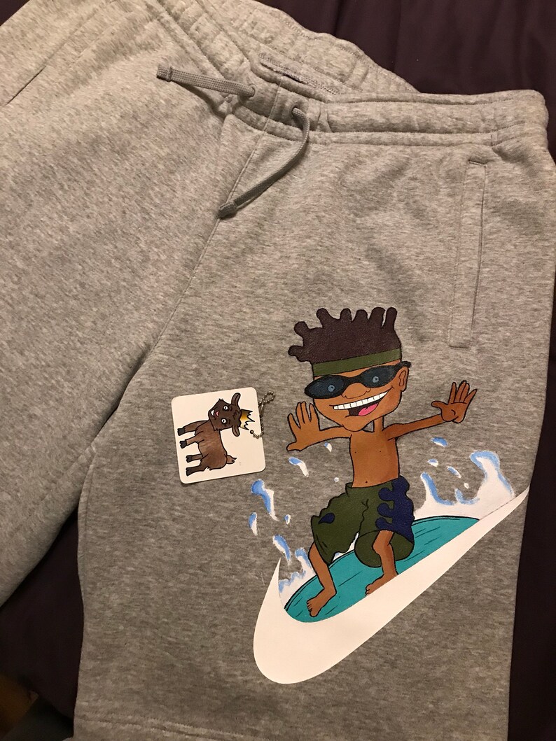 custom nike shorts with cartoon characters