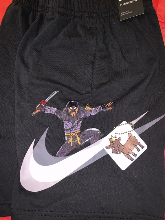 custom nike shorts with cartoon characters