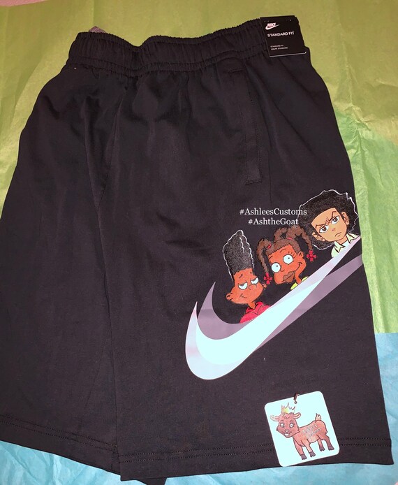 custom nike shorts with cartoon characters