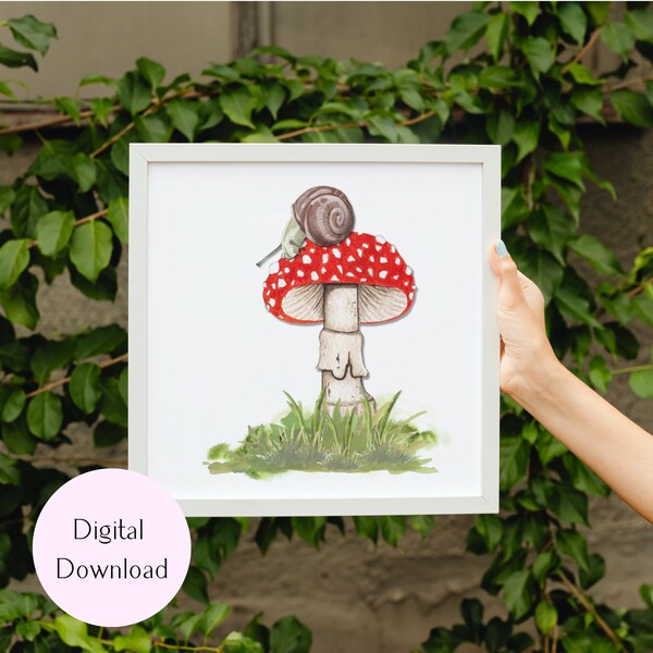 Plaque Murale En Bois – Chapeau De Sorcière Escargot – Décor Cottagecore – Fabriqué Main USA