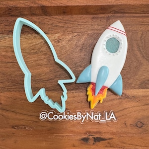 Rocket Ship Cookie Cutter STL FILE