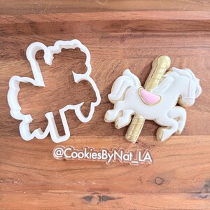 Carousel Horse Cookie Cutter STL FILE