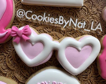 Heart Sunglasses Cookie Cutter