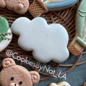 Cloud Cookie Cutter STL FILE