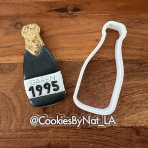 Champagne Bottle Cookie Cutter