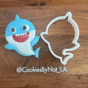 Baby Shark Cookie Cutter STL FILE
