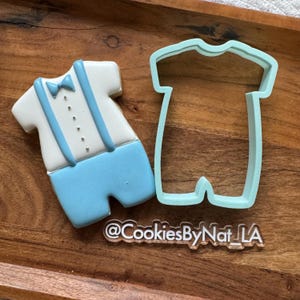 Baptism Outfit Cookie Cutter STL FILE