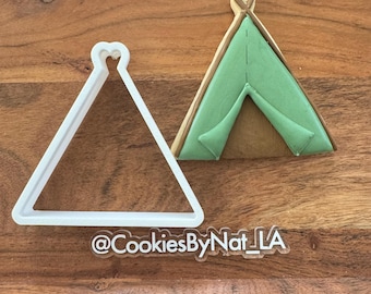 Camping Tent Cookie Cutter STL FILE