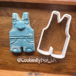 Overalls Cookie Cutter STL FILE