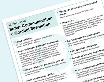 Communication and Conflict Resolution Skills