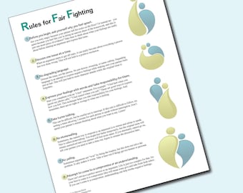Fair Fighting Rules Printable