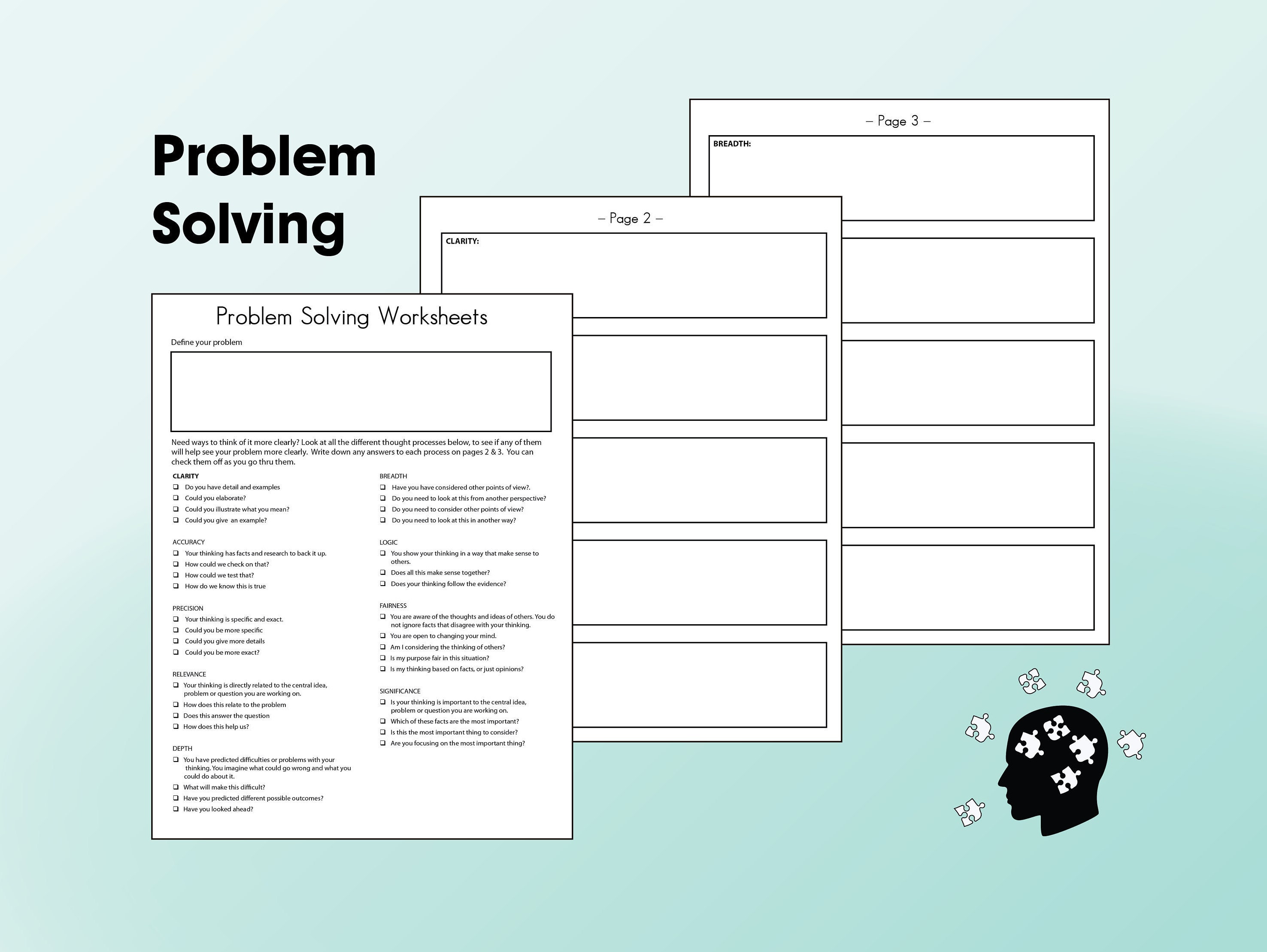 Printable Scenario Fixing and Brainstorming Worksheet for Tension Handle or Company image regarding Printable Stress Test Worksheets named Printable Challenge Resolving and Brainstorming Worksheet for Strain Handle or Workplace