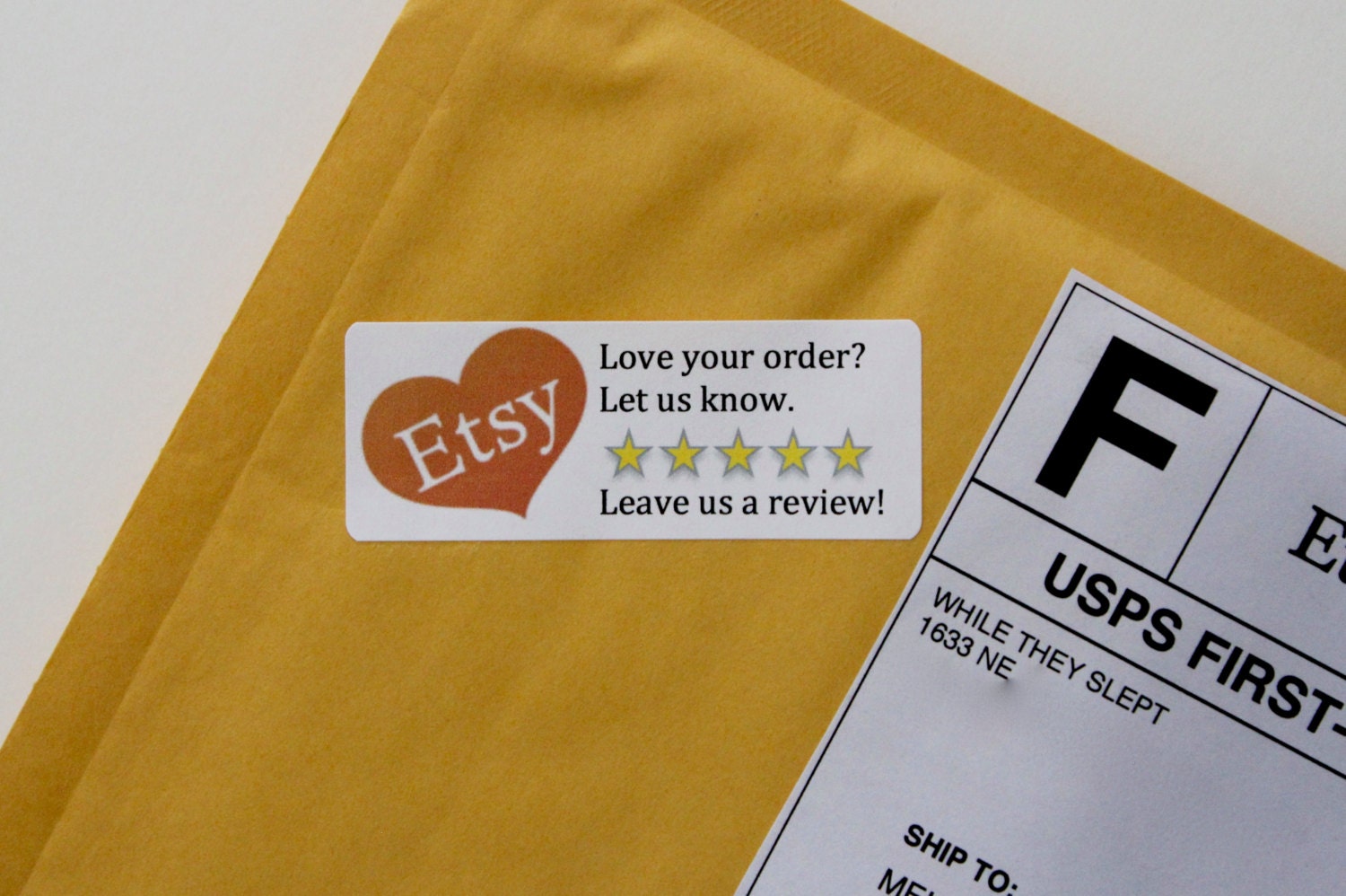Etsy Review Sticker Custom Sticker Labels Etsy Review Etsy