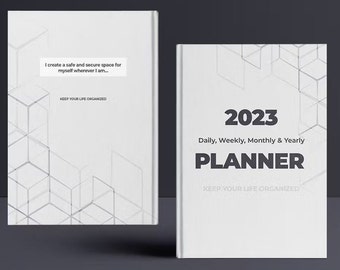 In Design Customisable planner Achieve your goals in 2023 with our innovative daily planner, Create and customise your daily planner