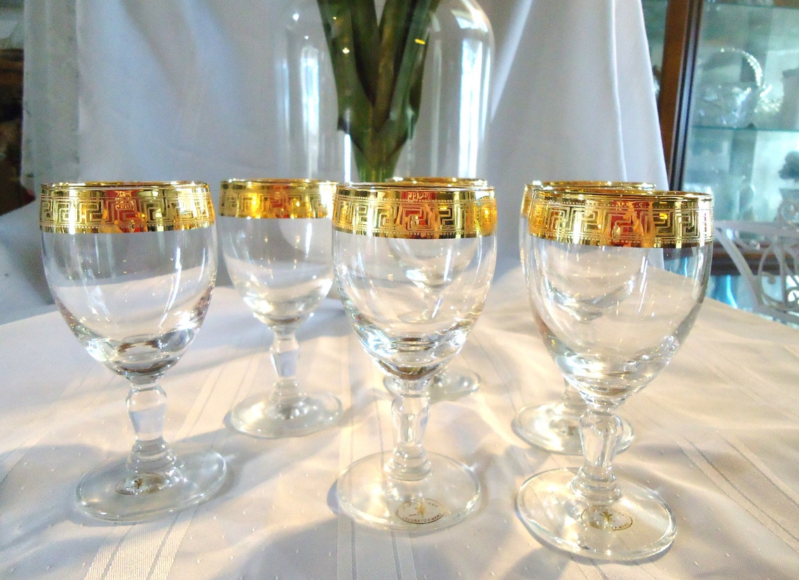 lavorato a mano wine glasses