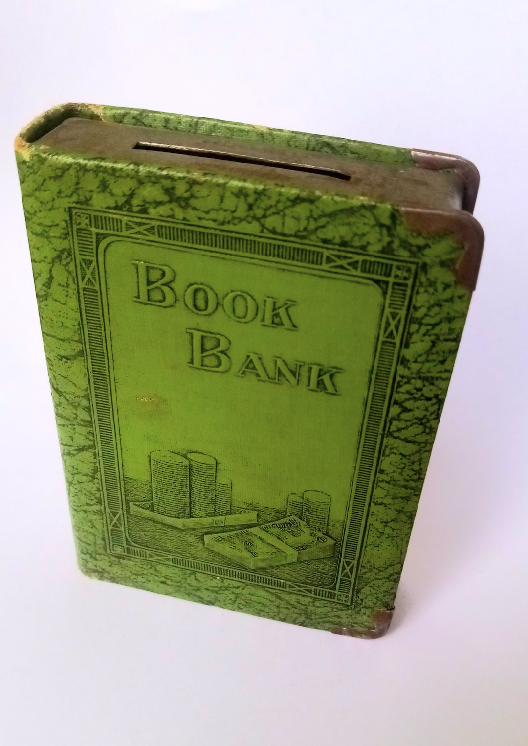 Vintage Bank Save and Have Ben Franklin Book Bank Vol.v Made in the USA ...