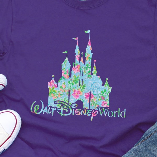 Castle / Lilly / Disney / Mickey / Minnie / Magic Kingdom / Disney World / Disneyland / T-Shirt / T Shirt / Tee Shirt / Tee / Shirt / DTF