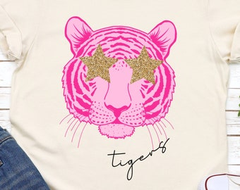 Tigers / Tiger / Mascot / School / College / Preppy / Game Day / Shirt / Tee / Bella / Football / School Spirit / Team