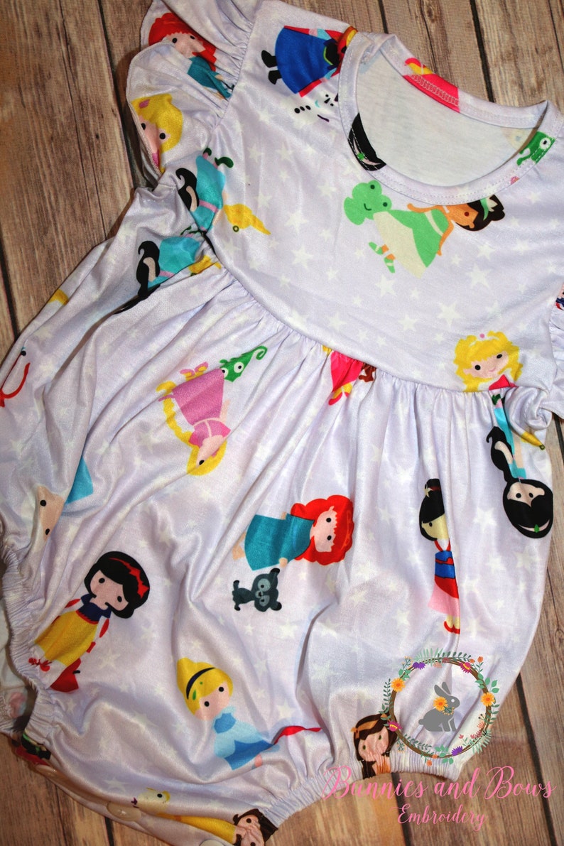 Romper / Disney Princess / Baby Girl / Dress / Disney Shirts / Etsy