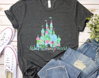 Castle / Lilly / Disney / Mickey / Minnie / Magic Kingdom / Disney World / Disneyland / T-Shirt / T Shirt / Tee Shirt / Tee / Shirt / DTF