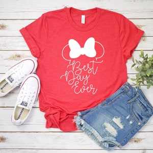 Disney / Minnie Ears / Best Day Ever / Family Tee / Disney World / Disneyland / Shirt / T-Shirt / T Shirt / Minnie / Mickey